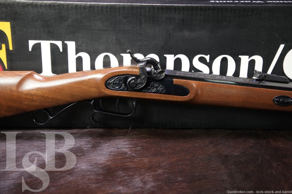 Thompson Center Arms Hawken .50 Cal 28" Percussion Rifle & Box ATF Antique-img-0
