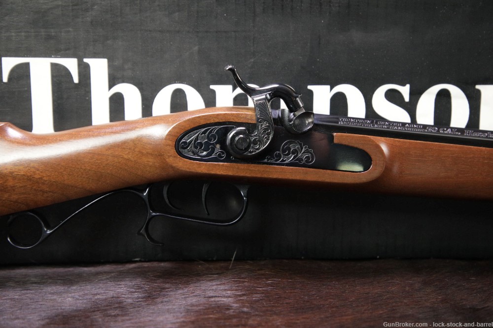 Thompson Center Arms Hawken .50 Cal 28" Percussion Rifle & Box ATF Antique-img-4