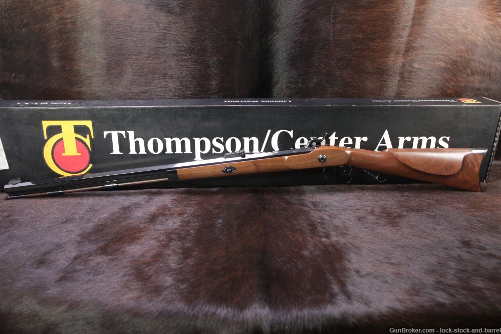 Thompson Center Arms Hawken .50 Cal 28" Percussion Rifle & Box ATF Antique-img-8