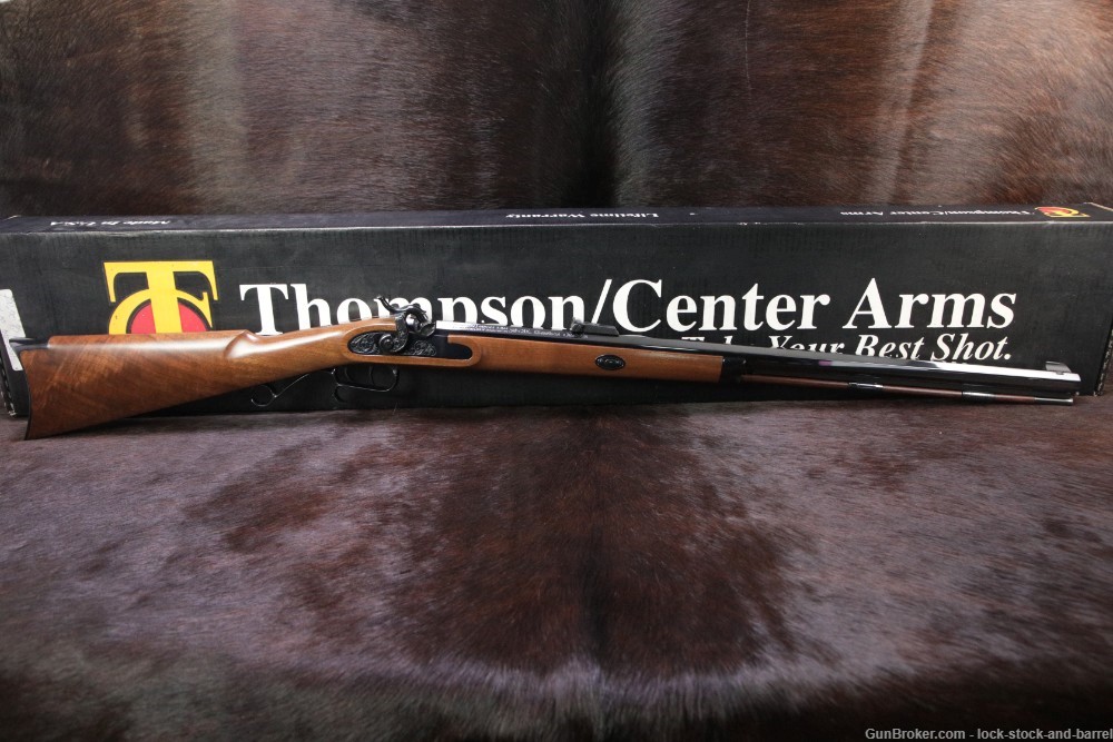 Thompson Center Arms Hawken .50 Cal 28" Percussion Rifle & Box ATF Antique-img-7