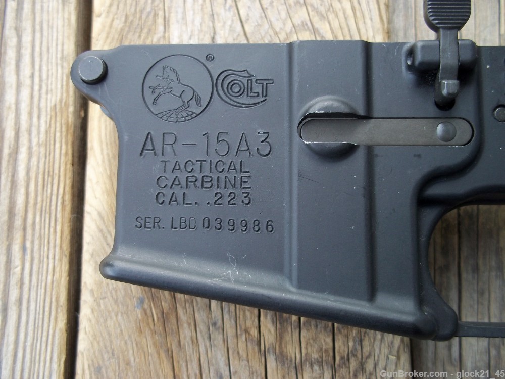 Colt AR15 AR 15 A3 Tactical 6721 Lower Receiver-img-2