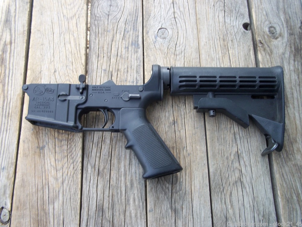Colt AR15 AR 15 A3 Tactical 6721 Lower Receiver-img-0