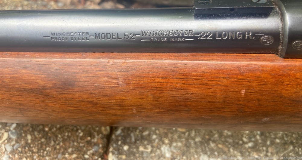 Scarce Winchester 52 .22 Heavy Barrel 28” Made 1946-img-21