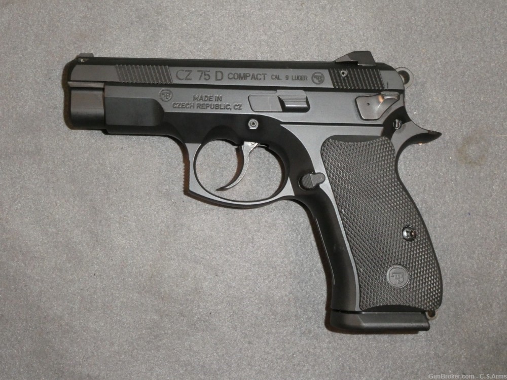 CZ-75 D Compact Semi-Auto Pistol, 9MM Parabellum, LNIB-img-2