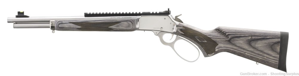 Marlin 1894 SBL Lever Action 44 Magnum 16.10" Threaded 5/8X24 Polished SS-img-1