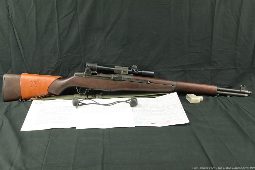 Springfield M1-D M1 Garand Sniper M84 .30-06 Semi Auto Rifle C&R 1944 CMP-img-2