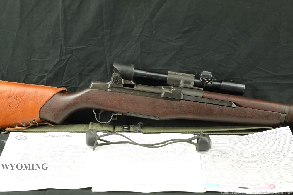 Springfield M1-D M1 Garand Sniper M84 .30-06 Semi Auto Rifle C&R 1944 CMP-img-0