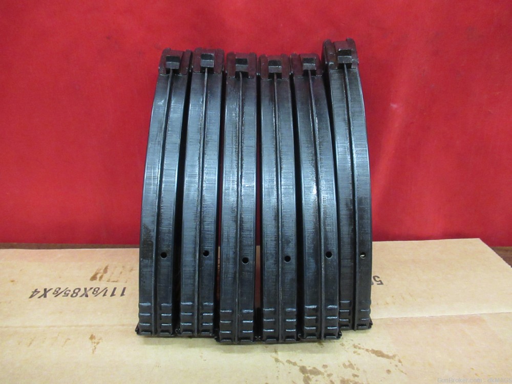 6 Romanian AK47 Magazines 30rd Stamped Steel Military Surplus 7.62x39mm-img-2
