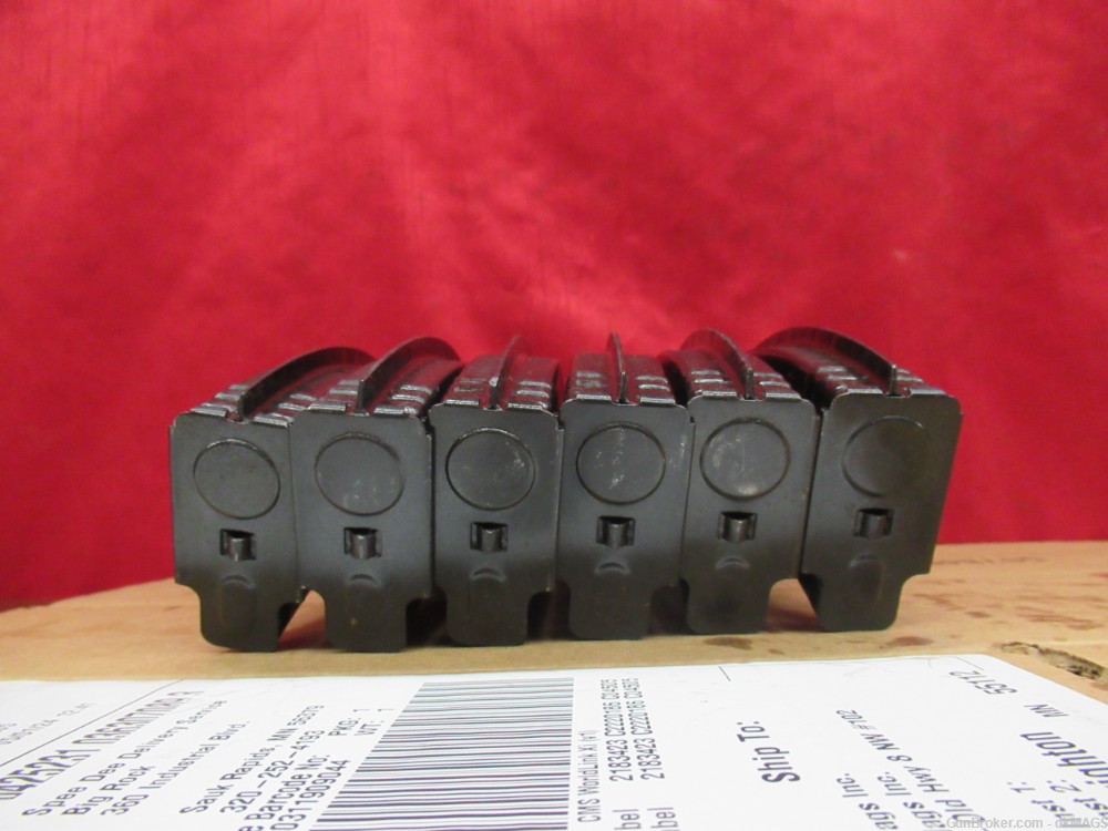 6 Romanian AK47 Magazines 30rd Stamped Steel Military Surplus 7.62x39mm-img-4