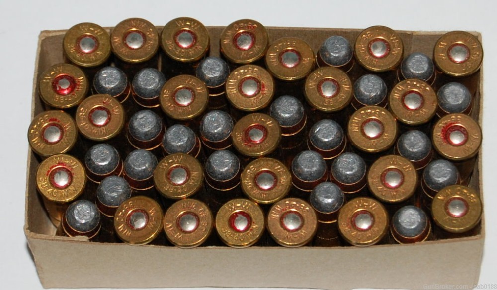 Vintage Full Box of Winchester 38-40 Win w/ 180 gr Soft Point 50 Rounds-img-8