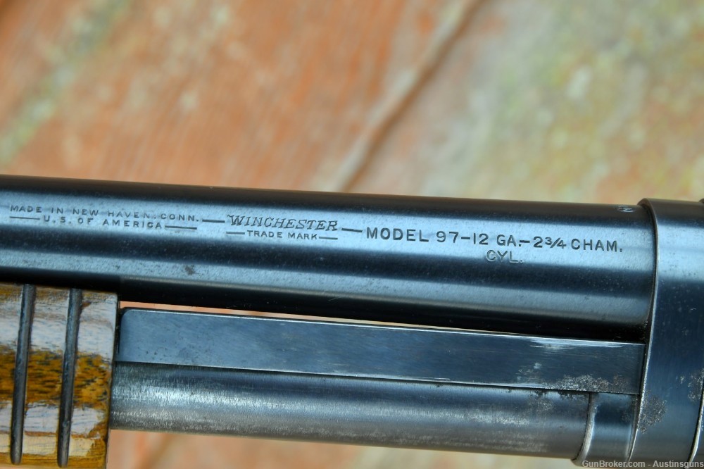 SCARCE & FINE Winchester Model 1897 97 - *20" RIOT Shotgun*-img-6