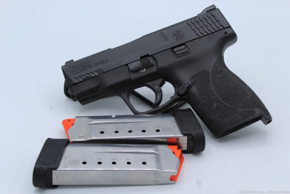 SMITH & WESSON M&P 45 SHIELD W/ TWO 6 RD MAGAZINES-img-6