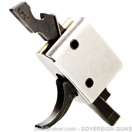 AR-15/10 CMC Curved Trigger. 3.5lb, Single Stage-img-0