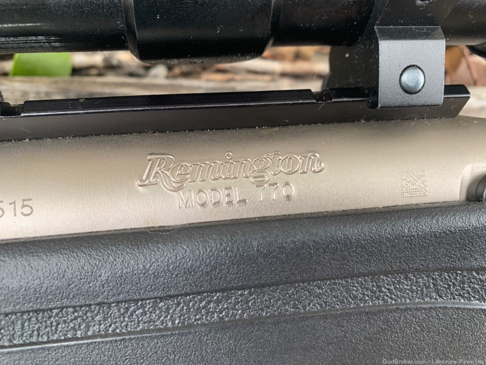 Remington 770 Stainless Synthetic 270 Win Scoped PENNY NO RESERVE .01 -img-11