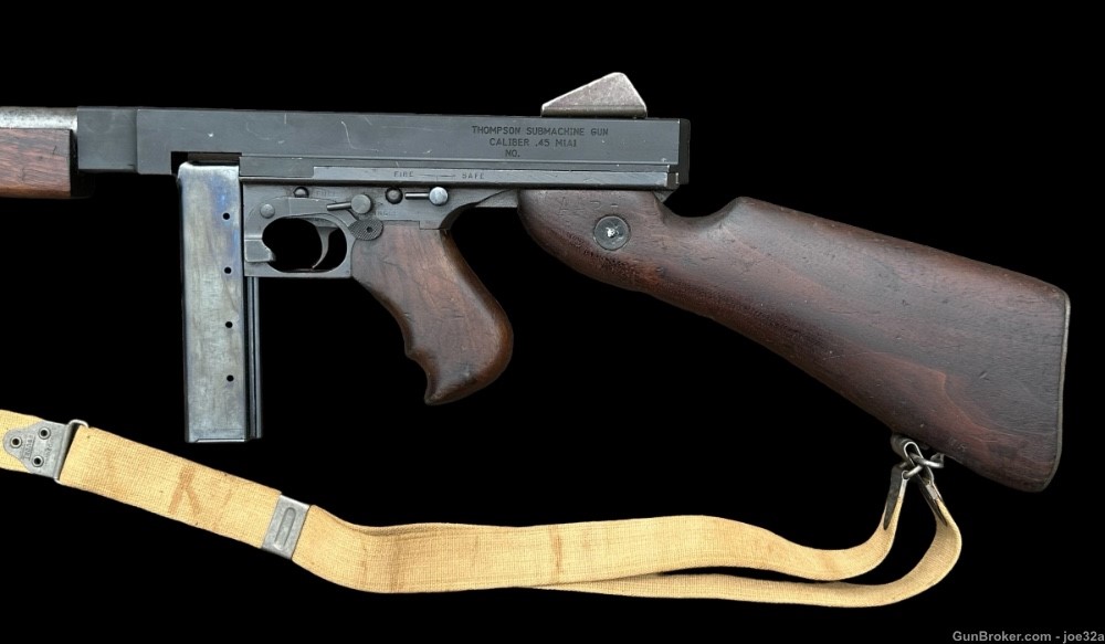 WW2 Thompson Submachine Gun .45 M1A1 dummy parts kit WWII Tommy mg mp 45-img-5