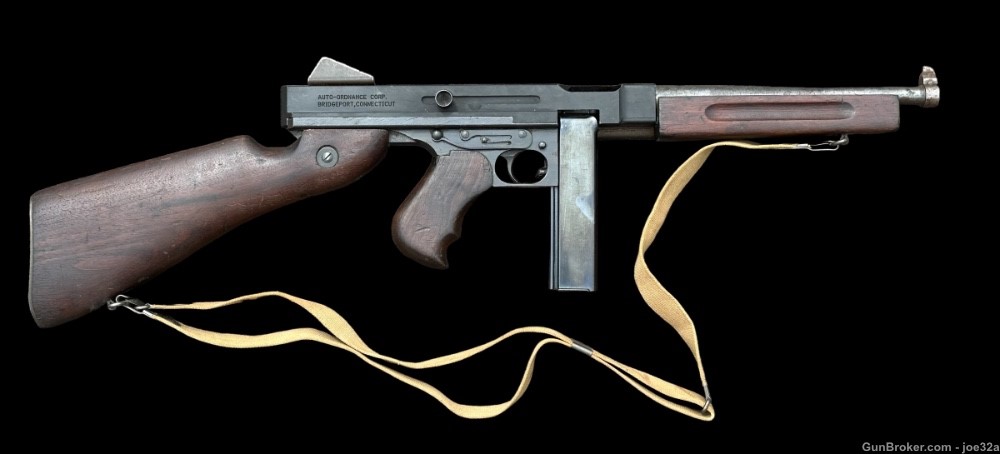 WW2 Thompson Submachine Gun .45 M1A1 dummy parts kit WWII Tommy mg mp 45-img-0