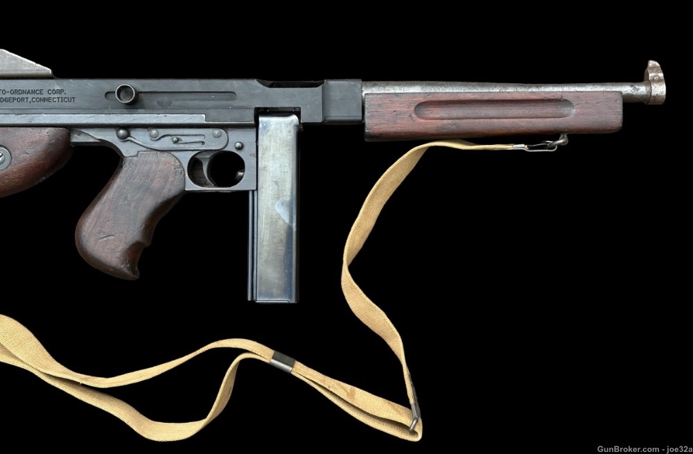 WW2 Thompson Submachine Gun .45 M1A1 dummy parts kit WWII Tommy mg mp 45-img-2