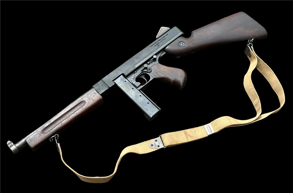 WW2 Thompson Submachine Gun .45 M1A1 dummy parts kit WWII Tommy mg mp 45-img-15