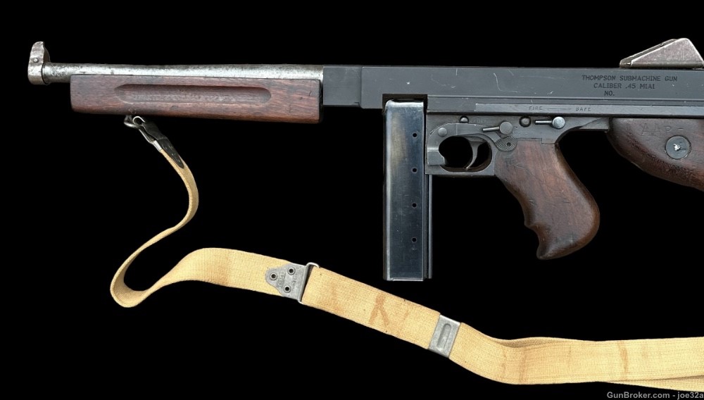WW2 Thompson Submachine Gun .45 M1A1 dummy parts kit WWII Tommy mg mp 45-img-6