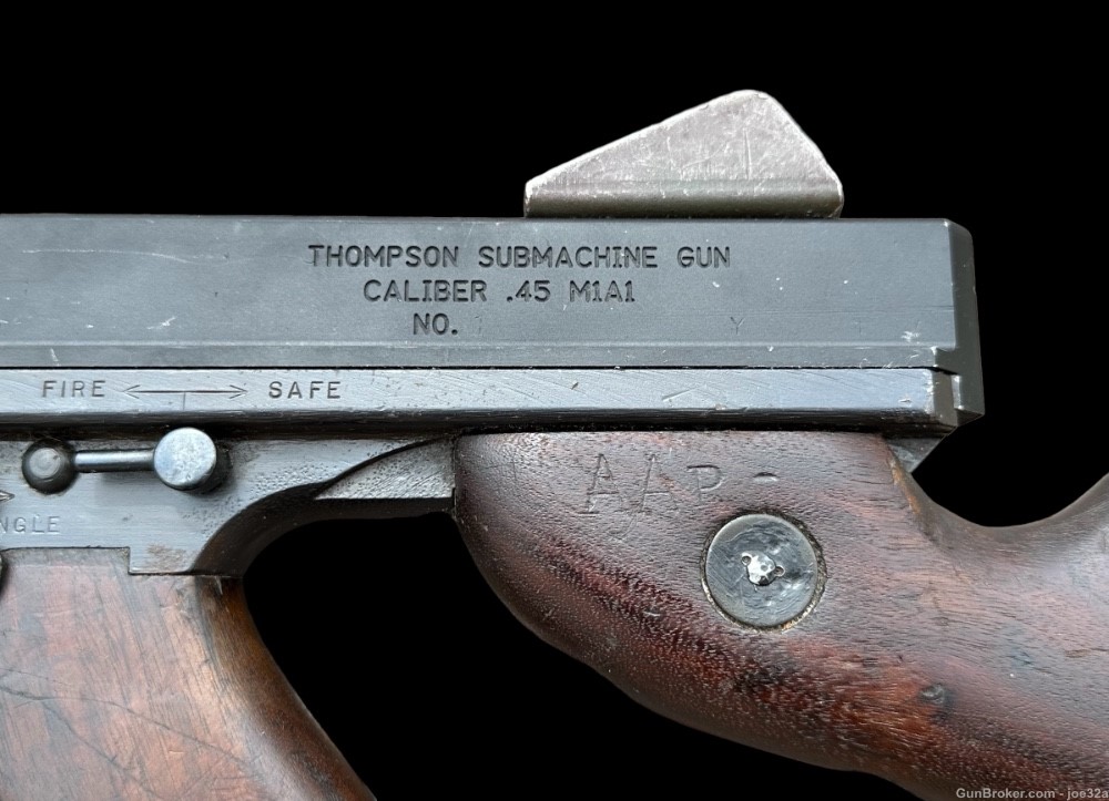 WW2 Thompson Submachine Gun .45 M1A1 dummy parts kit WWII Tommy mg mp 45-img-8
