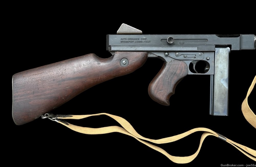 WW2 Thompson Submachine Gun .45 M1A1 dummy parts kit WWII Tommy mg mp 45-img-1