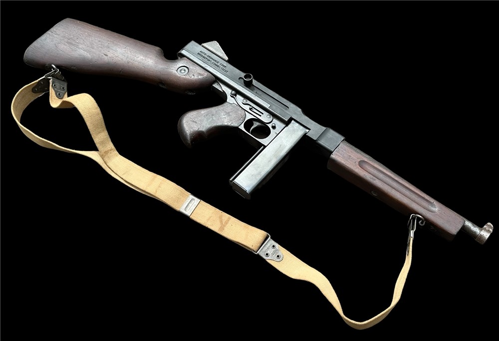WW2 Thompson Submachine Gun .45 M1A1 dummy parts kit WWII Tommy mg mp 45-img-16