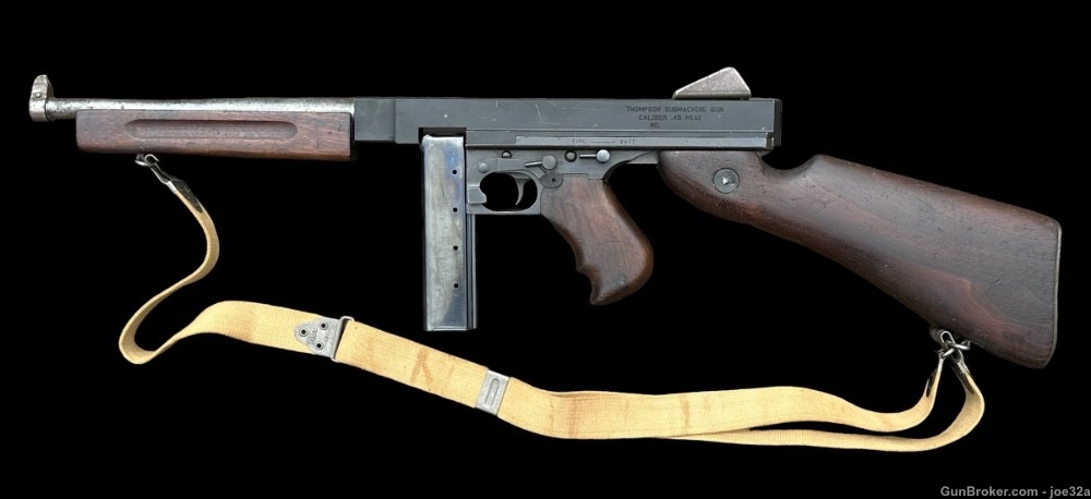 WW2 Thompson Submachine Gun .45 M1A1 dummy parts kit WWII Tommy mg mp 45-img-4