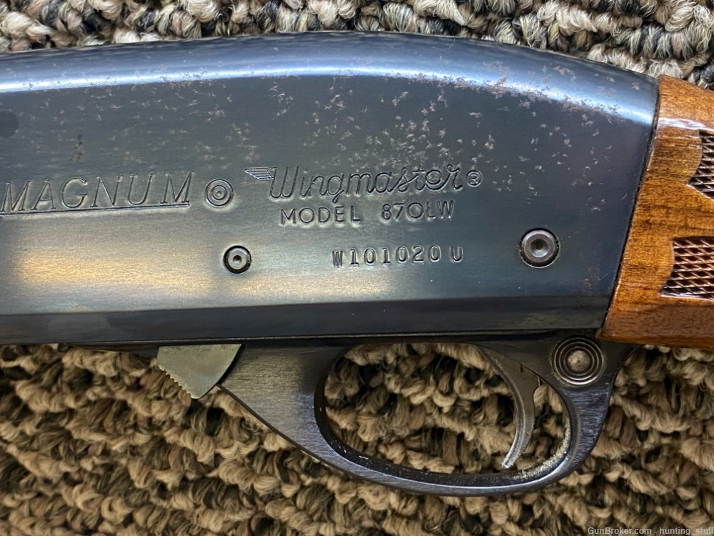 Remington 870 Wingmaster LW Magnum 20 GA 3” Blued Finish 28" BBL 4+1-img-10