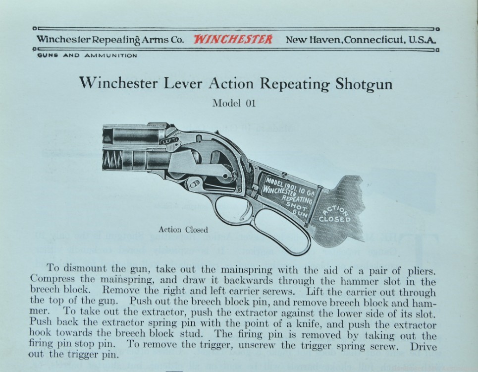 Winchester Model 1901 10 ga Shotgun *UNTOUCHED COND.*-img-13