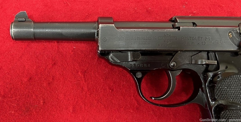 Manurhin Pistolet P1 9MM *No Reserve*-img-2