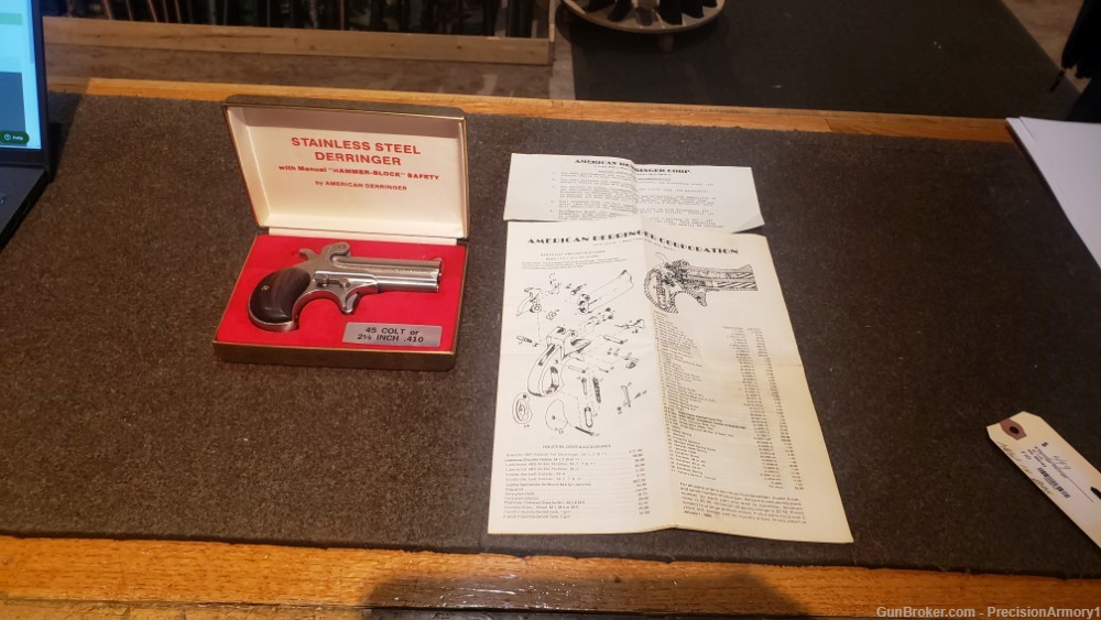 Stainless American Derringer .45 Colt/ .410 Ga-img-1