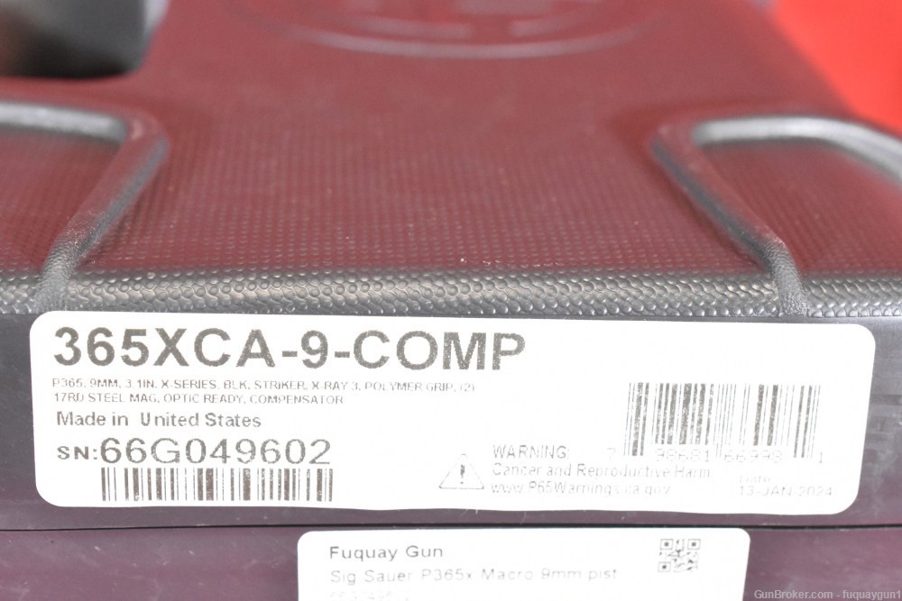 Sig P365 XMacro 9mm 3.1" 17rd OR NS 365XCA-9-COMP P365-XMacro-P365-img-9