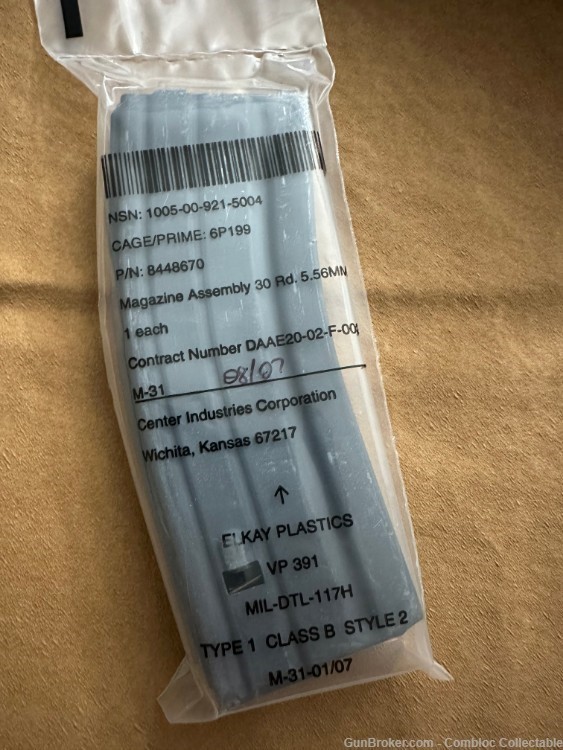 Center industries AR15 30RD MAGS (USGI EPM) Still sealed!-img-1