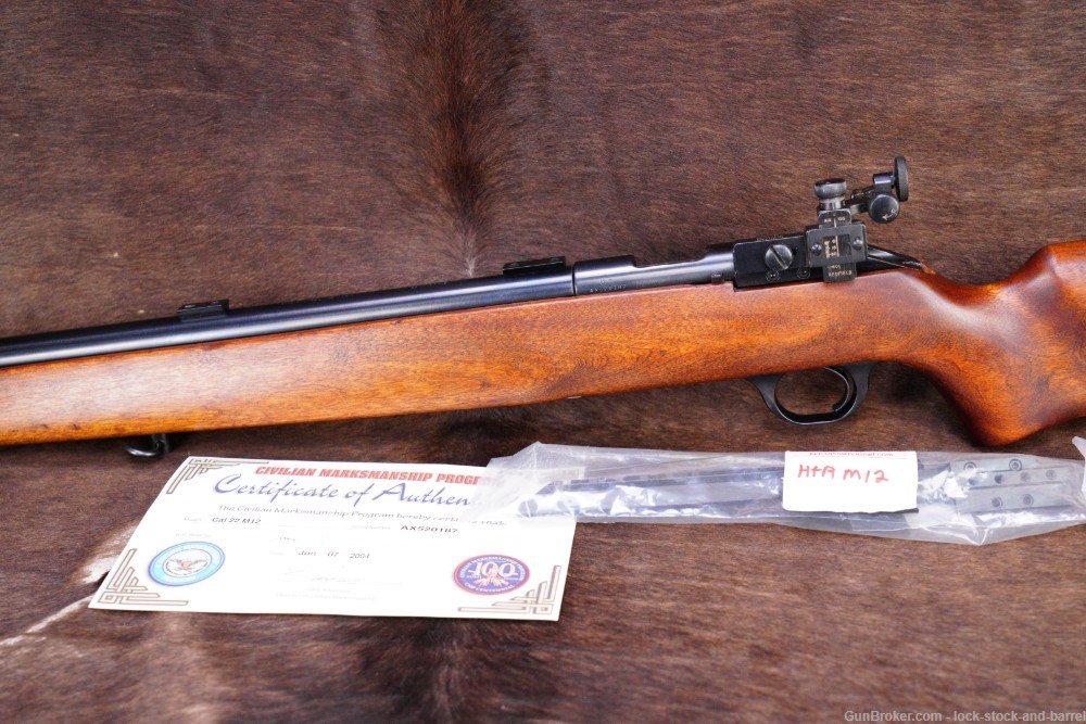 CMP U.S. Marked H&R Model M12 M-12 .22 Long Rifle LR Single Shot Rifle 1981-img-9