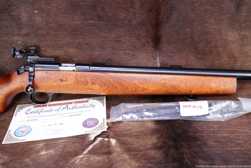 CMP U.S. Marked H&R Model M12 M-12 .22 Long Rifle LR Single Shot Rifle 1981-img-4