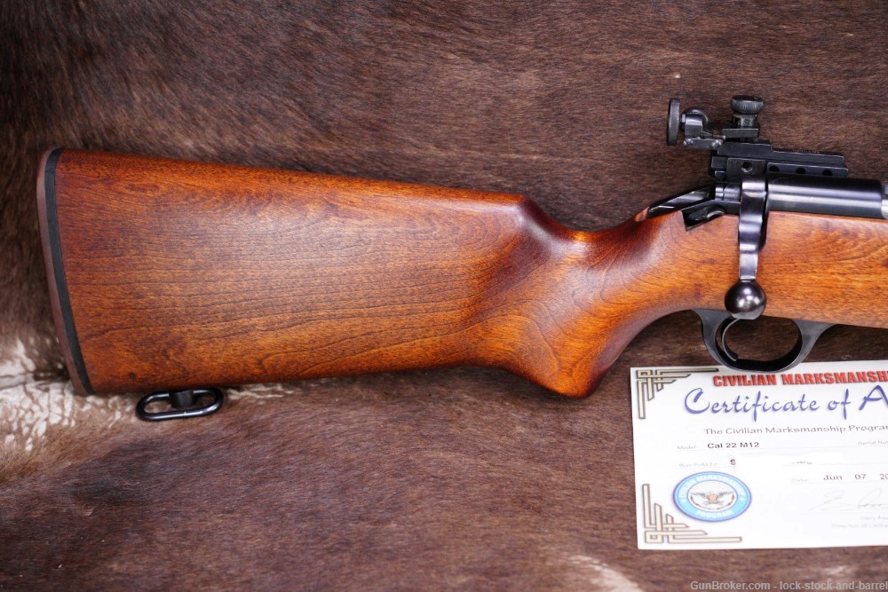 CMP U.S. Marked H&R Model M12 M-12 .22 Long Rifle LR Single Shot Rifle 1981-img-3