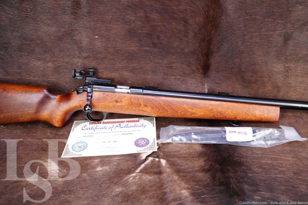 CMP U.S. Marked H&R Model M12 M-12 .22 Long Rifle LR Single Shot Rifle 1981-img-0
