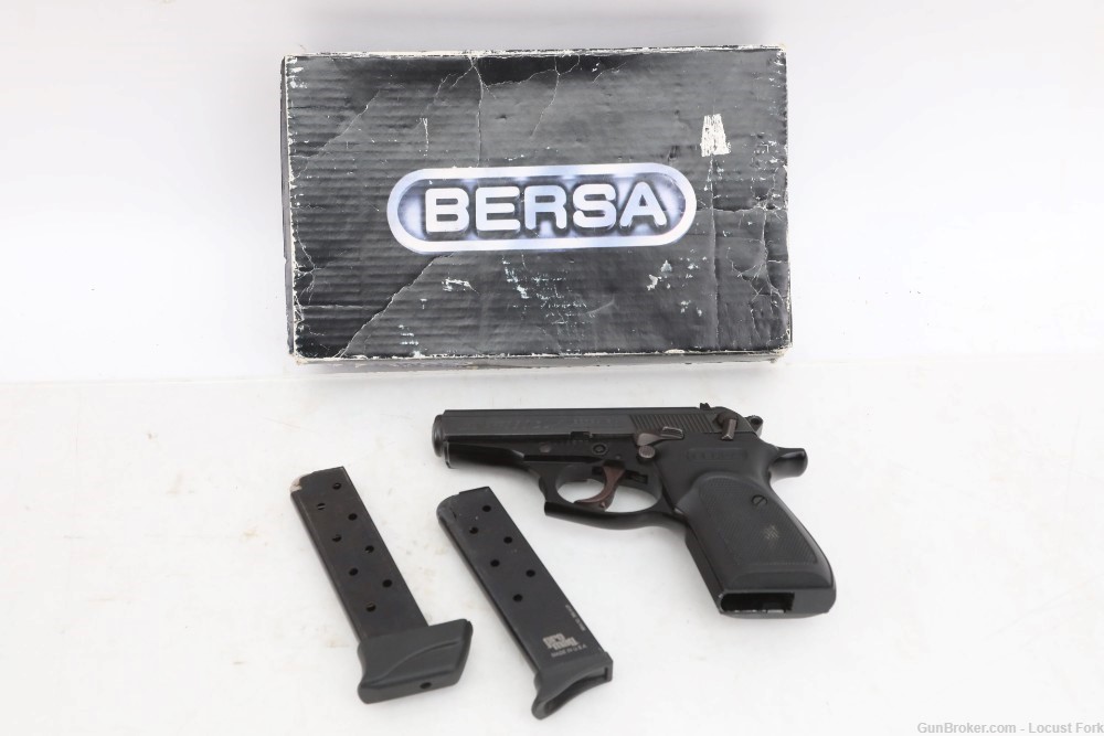 Bersa Thunder 380 ACP Deluxe 3.5" Black TWO MAGS Factory Box NO RESERVE!-img-0