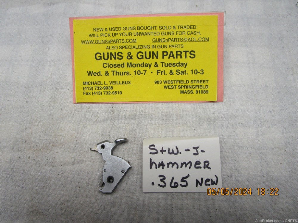 Smith & Wesson  model 60 -J - frame hammer .365 new.-img-1