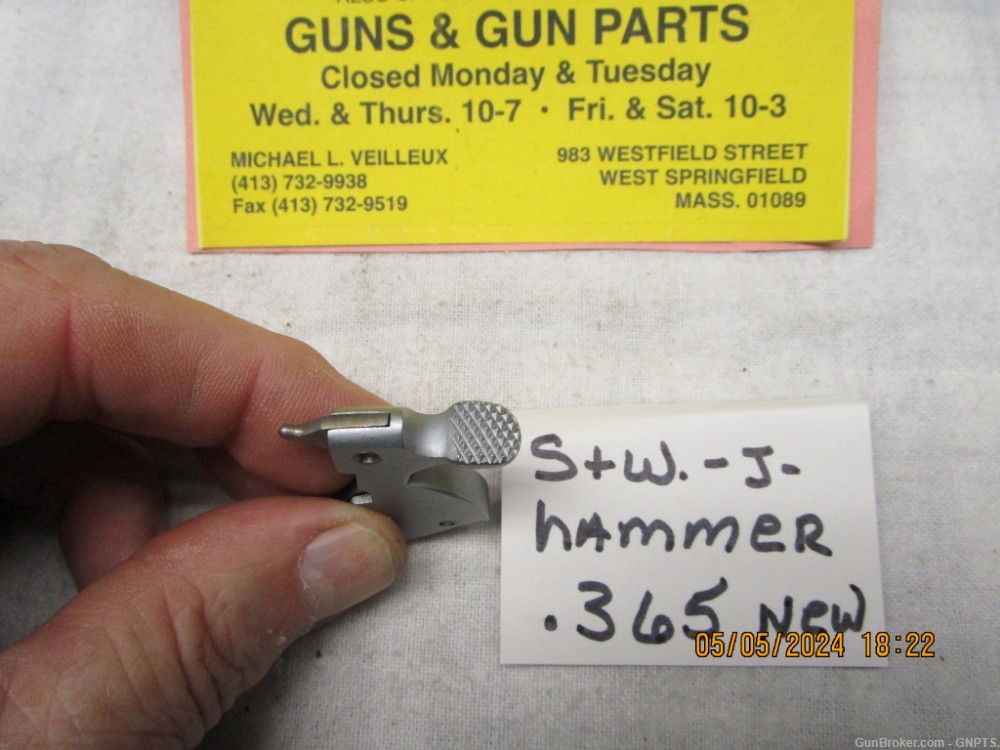 Smith & Wesson  model 60 -J - frame hammer .365 new.-img-2