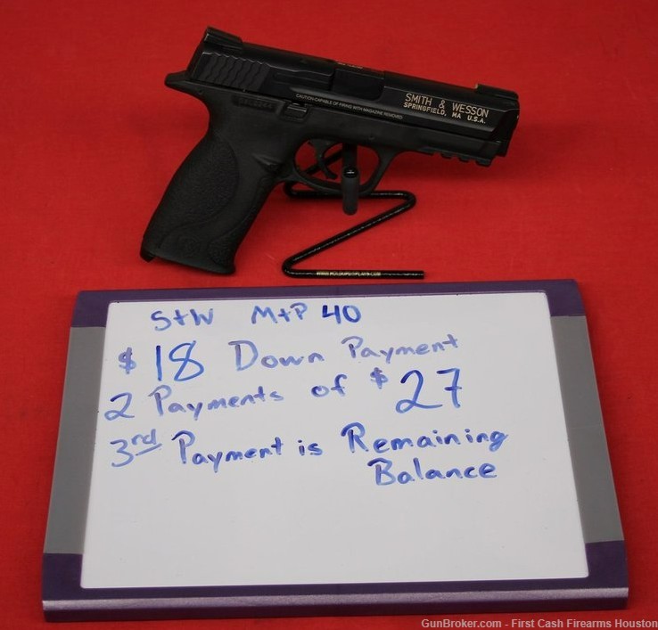 Smith & Wesson, M&P 40, No Magazine, .40, Used, LAYAWAY TODAY-img-1