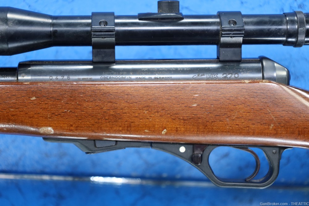 HECKLER & KOCH 270 22 LR BLOW BACK OPERATED SPORTING RIFLE MADE IN GERMANY-img-6