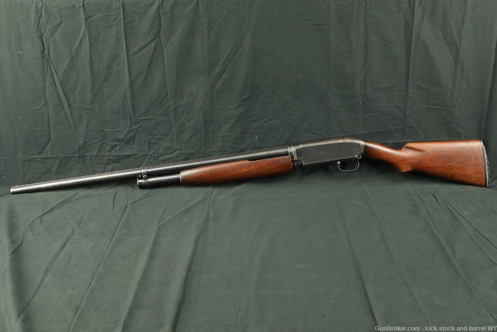 Winchester Model 12 1912 Solid Rib 30" Full 12 GA Pump Shotgun, 1931 C&R-img-7