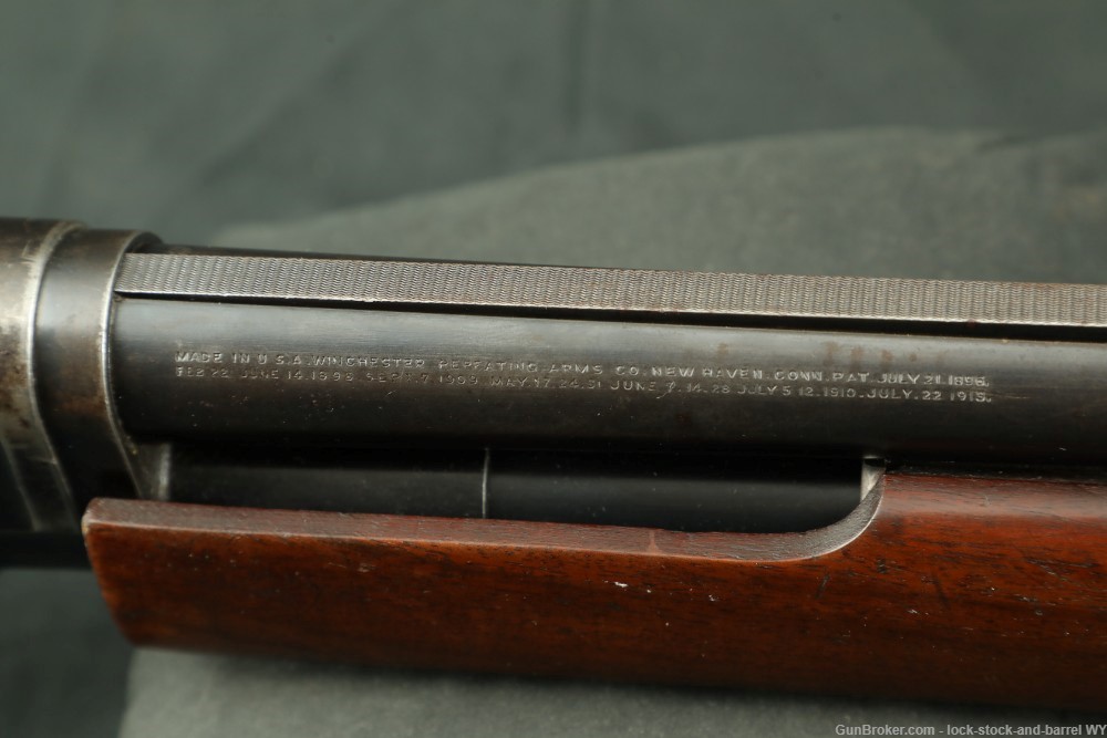 Winchester Model 12 1912 Solid Rib 30" Full 12 GA Pump Shotgun, 1931 C&R-img-24