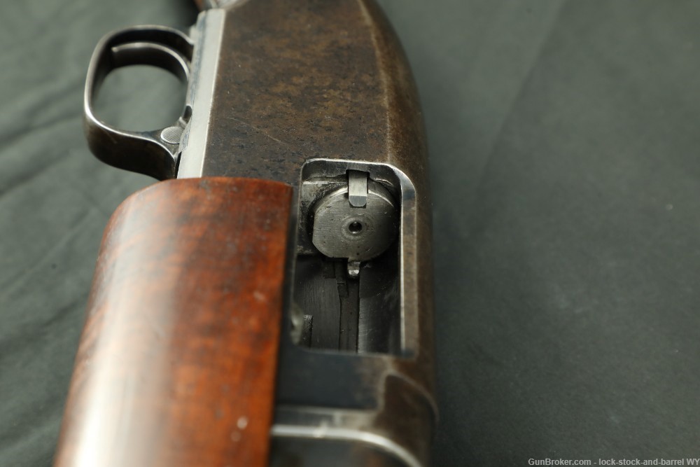 Winchester Model 12 1912 Solid Rib 30" Full 12 GA Pump Shotgun, 1931 C&R-img-22