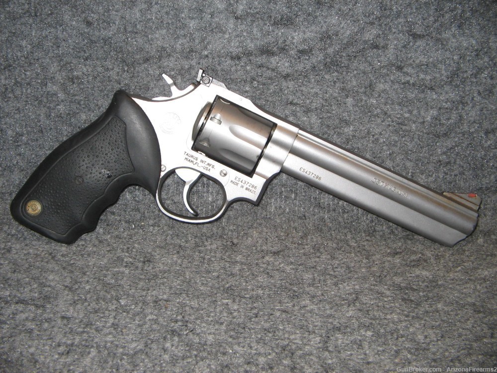 Taurus 66 revolver in .357MAG w/ 6" barrel / stainless / 7 shot-img-0