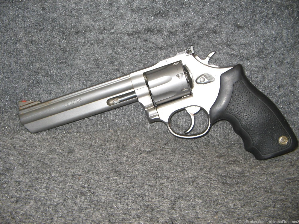 Taurus 66 revolver in .357MAG w/ 6" barrel / stainless / 7 shot-img-1
