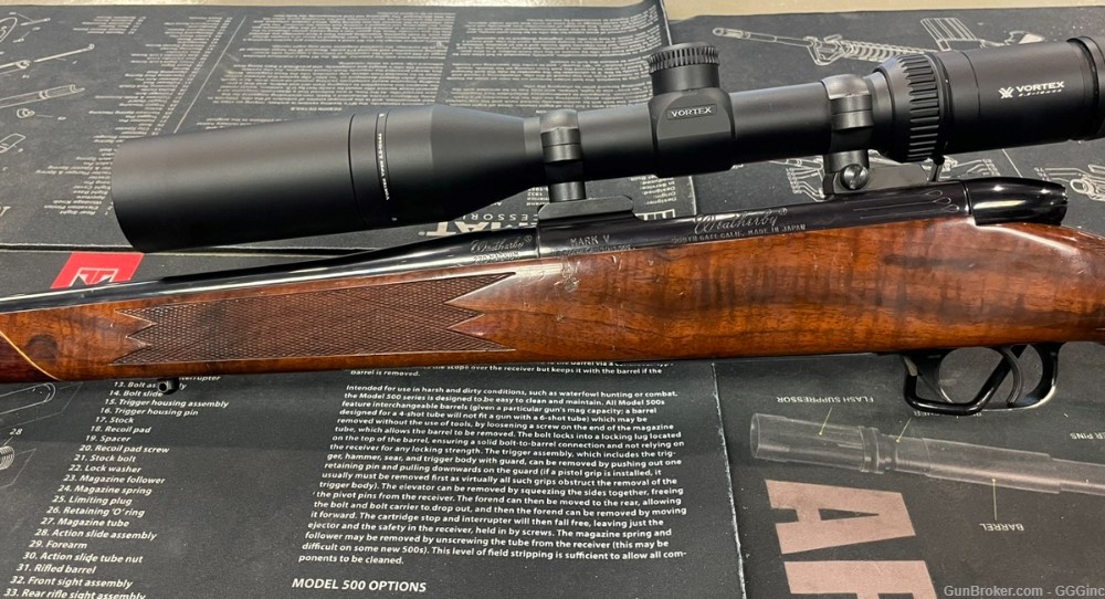 Weatherby Mark V Deluxe - 24" 270 Wby Mag w/Vortex Scope - VGC! PENNY! NR!-img-7