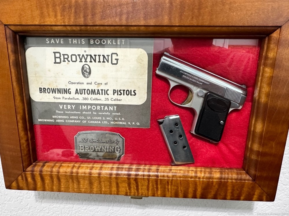 Browning Baby Browning .25ACP pocket pistol -img-9