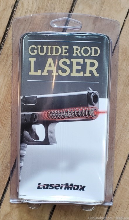 LaserMax Guide Rod Laser for Glock 23 Gen 4 Only, Pulsing Red Light-img-0